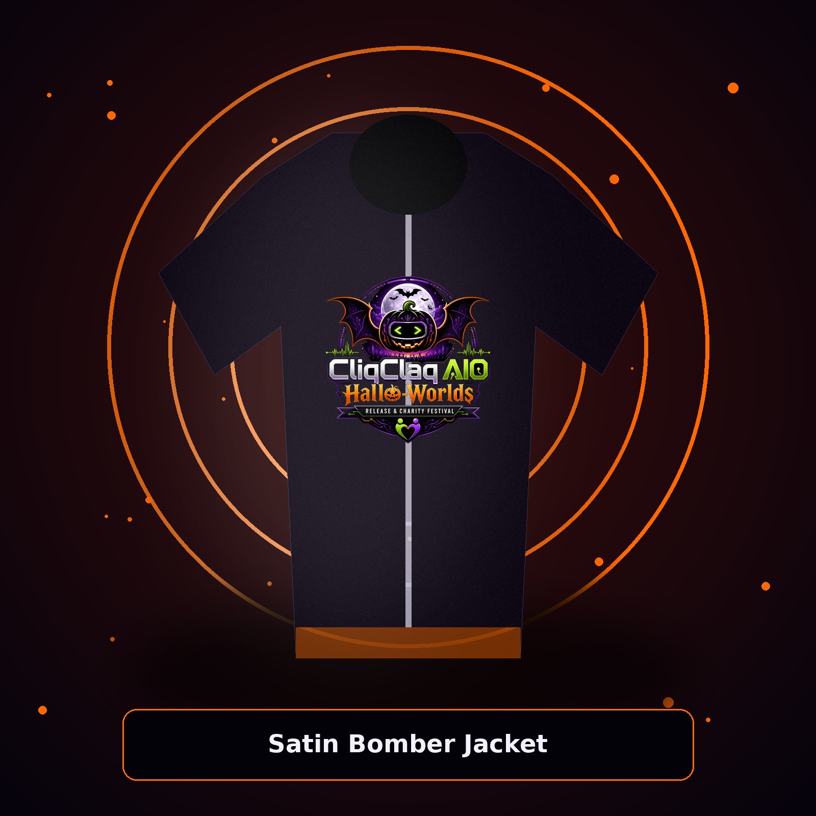 Satin Bomber Jacket